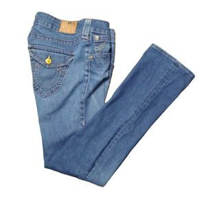 Low rise straight blue jeans Size 29
